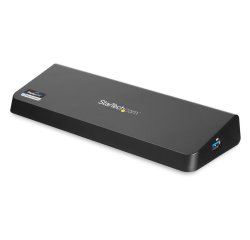 StarTech.com Docking Station USB 3.0 para 2 Monitores HDMI y DisplayPort 4K - USB 3.0 a 4x USB-A, Ethernet, HDMI y DP - Replicador de Puertos Universal para Ordenador Portátil Mac/Win