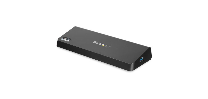 StarTech.com Station d'Accueil USB 3.0 Double Écran avec HDMI et DisplayPort 4K - USB 3.0 vers 4x USB-A, Ethernet, HDMI et DP - Station d'Accueil Universelle USB A pour PC pour Mac/Win