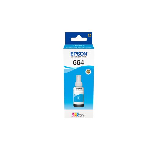 Epson 664 Ecotank Cyan ink bottle