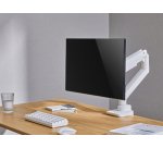 Equip Soporte de escritorio para monitor de 17«-49», blanco