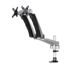 StarTech.com Support de Bureau pour 2 Écrans jusqu'à 30"(9kg) - Bras Articulés - Multidirectionnel - Empilable - Installation sans Outil