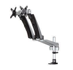 StarTech.com Soporte para Dos Monitores con Brazos Móviles para Panatallas hasta 30" (9Kg) - Apilable