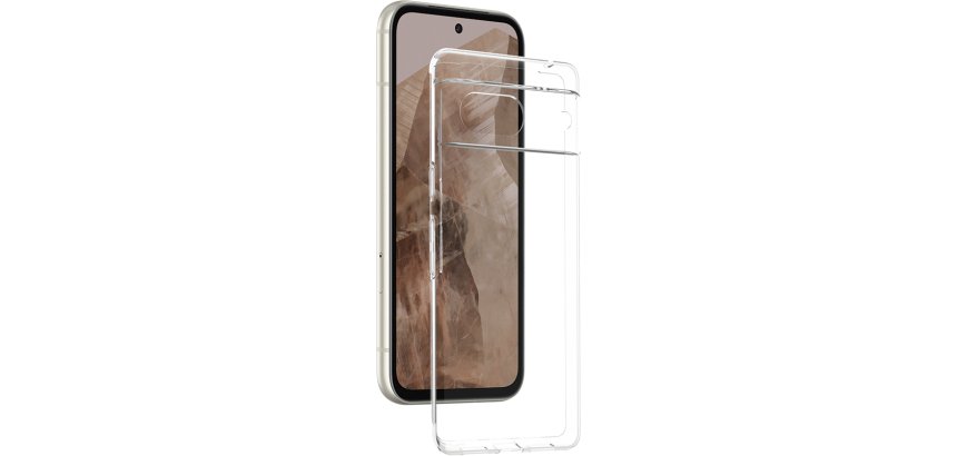 BIG BEN SILITRANSPIXEL8A coque de protection pour téléphones portables 15,5 cm (6.1") Housse Transparent