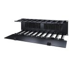 APC NetShelter - Passe-câbles horizontal - 3U - Profondeur 15 cm - 1 côté avec capot