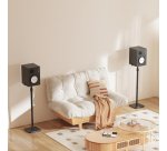 AISENS Soporte Universal De Suelo Giratorio E Inclinable Para Altavoces, Negro