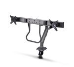 StarTech.com Bras pour Double Moniteur avec Barre Transversale, Écrans Jusqu'à 27", VESA 75x75/100x100, Max 15kg, Pince en C, Entièrement Articulé, Ressort Mécanique, TAA