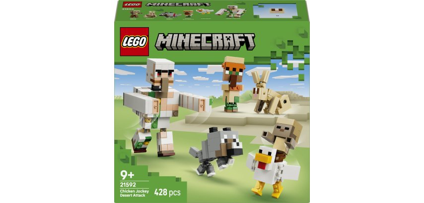 LEGO Minecraft Chicken Jockey Desert Attack