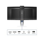 Philips P Line 346P1CRH/00 écran plat de PC 86,4 cm (34") 3440 x 1440 pixels UltraWide Quad HD LED Noir