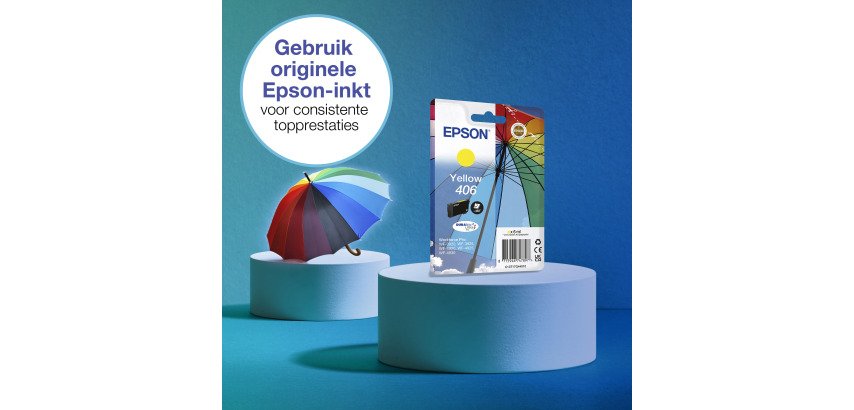 Epson Singlepack Geel 406 Paraplu DURABrite Ultra-inkt