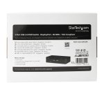 StarTech.com Switch KVM DisplayPort à 2 Ports - 4K60Hz - Écran Unique - Switch KVM USB UHD DP 1.2 à 2 Ports avec Hub USB 3.0 Intégré et Audio - Dell HP Apple Lenovo - Conforme TAA