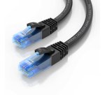 AISENS Cable De Red Latiguillo RJ45 Cat.6 UTP AWG26 CCA, Negro, 25 cm