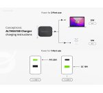 Conceptronic 2-Port 20W GaN USB PD Charger, USB-C x 1, USB-A x 1, QC 3.0, PPS
