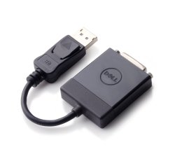 DELL 470-ABEO video cable adapter DisplayPort DVI Black