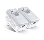 TP-Link TL-PA4010PKIT AV500+ Powerline Kit with AC Pass Through - kit d'adaptation pour courant porteur - Branchement mural