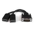 StarTech.com Câble adaptateur DMS-59 (LFH) vers 2x DisplayPort de 20cm - Câble en Y DMS 59 (M) vers double DP (F)