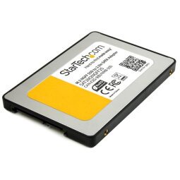 StarTech.com Adaptateur SSD M.2 NGFF vers SATA III de 2,5" - Convertisseur de lecteur à état solide avec boîtier de protection