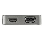StarTech.com Adaptateur mulitport USB-C - Câble intégré de 29 cm - USB 3.1 Gen 2 - 10 Gbps - HDMI et VGA