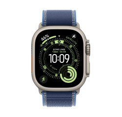 Apple MFT74ZM/A accessoire intelligent à porter sur soi Bande Bleu Titane, Polyester, Spandex, Nylon