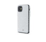 Celly Sparkle custodia per cellulare 15,5 cm (6.1") Cover Trasparente, Bianco