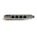 StarTech.com Carte réseau PCIe à 4 ports Gigabit Power over Ethernet - NIC PCI Express PSE / PoE