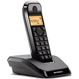 Motorola S1201 Teléfono DECT Identificador de llamadas Negro