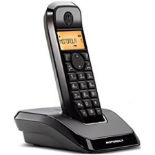 Motorola S1201 Teléfono DECT Identificador de llamadas Negro