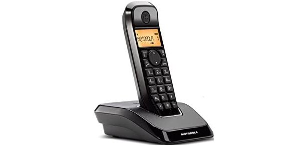 Motorola S1201 Teléfono DECT Identificador de llamadas Negro