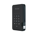 iStorage diskAshur2 256-bit 1TB USB 3.2 secure encrypted solid-state drive - Black IS-DA2-256-SSD-1TB-B