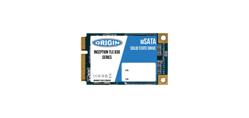 Origin Storage OTLC5123DMSATA disque SSD 512 Go mSATA SATA 3D TLC