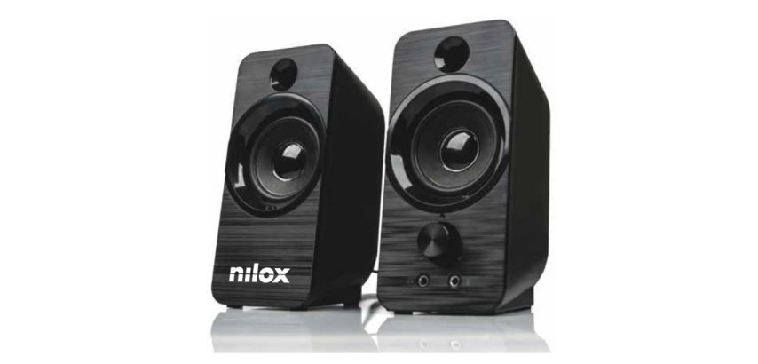 Nilox Altavoces de 6W con conexión USB