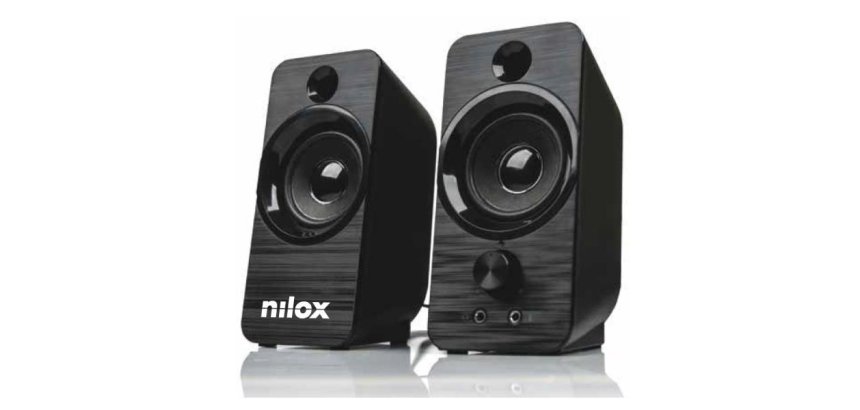 Nilox Altavoces de 6W con conexión USB