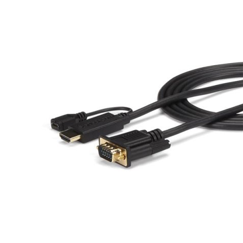 StarTech.com Cable de 1,8m Conversor Activo HDMI a VGA - Adaptador 1920x1200 1080p