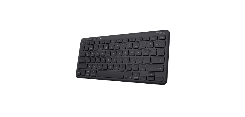 Trust Lyra teclado Oficina USB + RF Wireless + Bluetooth QWERTY Español Negro