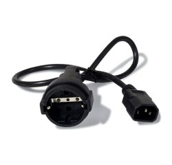 APC Power Cord, C14 to CEE 7/7 Schuko, 0.6m