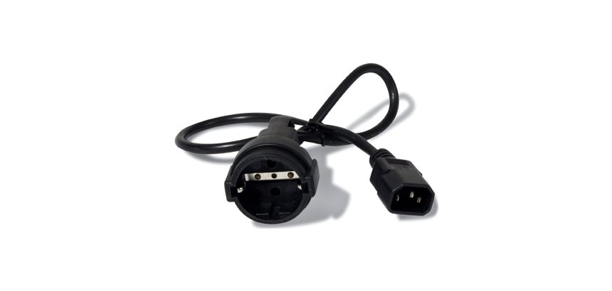 APC AP9880 cavo di alimentazione Nero 0,6 m Accoppiatore C14 CEE7/7