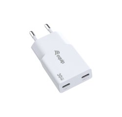 Equip 245524 Caricabatterie per dispositivi mobili Universale Bianco AC Ricarica rapida Interno
