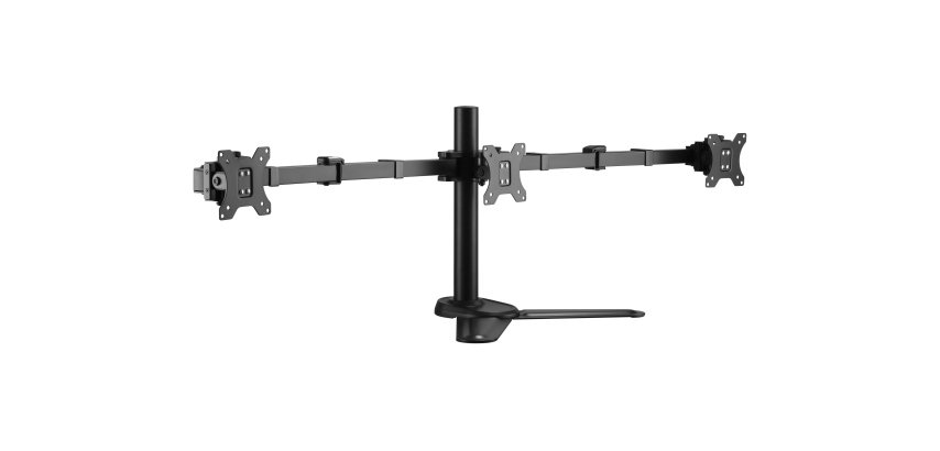 Equip 650125 Soporte de sobremesa articulado para tres monitores de 17"-27