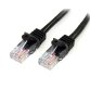 StarTech.com Cable de 3m Negro de Red Fast Ethernet Cat5e RJ45 sin Enganche - Cable Patch Snagless