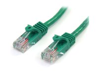 StarTech.com Câble réseau Cat5e UTP sans crochet de 3m - Cordon Ethernet RJ45 anti-accroc - M/M - Vert