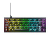 CHERRY K5V2 Compact clavier Jouer USB AZERTY Français Noir