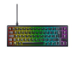 Clavier Cherry XTRFY K5V2 mecanique personnalisable - format 65% - Switches Hot Swap CHERRY MX2A Red - Noir