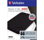 Verbatim Disque SSD portable Store 'n' Go USB 3.2 Gén 1 512 Go