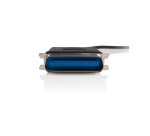 Cable de 1,8m Adaptador de Impresora Paralelo Centronics a USB A, 1,9 m, Centronics, USB A, Macho/Macho, Negro, 200 g