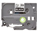 Brother TZE-335 nastro per etichettatrice Bianco su nero TZ