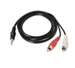 AISENS A128-0147 cable de audio 1,5 m 3,5mm 2 x RCA Negro