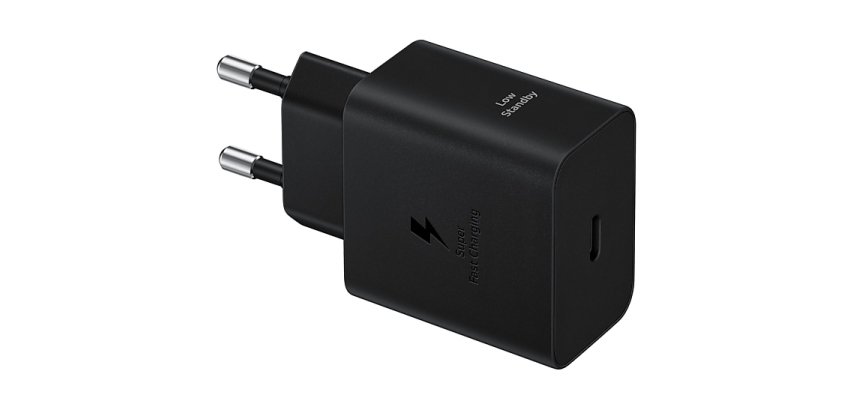 Chargeur pour téléphone mobile Samsung secteur 45W typeC GaN sans cable Noir
