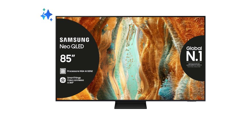 Samsung QE85QN70FAU 2.16 m (85") 4K Ultra HD Smart TV Wi-Fi Black