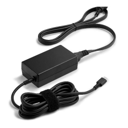Poly USB-C 65W Power Adapter and Power Cord Kit power adapter/inverter Indoor Black