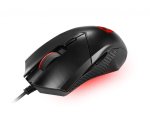 MSI CLUTCH GM08 Optical Gaming Mouse '4200 DPI Optical Sensor, 6 Programmable button, Symmetrical design, Durable switch with 10+ Million Clicks, Weight Adjustable, Red LED'