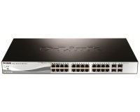D-Link DGS-1210-28P Géré L2 Gigabit Ethernet (10/100/1000) Connexion Ethernet, supportant l'alimentation via ce port (PoE) 1U